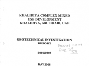 Khalidiya Geotechnical Investigation Report