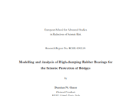 Modelling and Analysis of High-damping Rubber Bearings for the Seismic Protection of Bridges