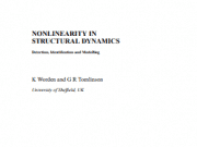 NONLINEARITY IN STRUCTURAL DYNAMICS Detection, Identification and Modelling
