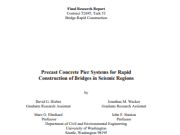 Precast Concrete Pier Systems for Rapid Construction of Bridges in Seismic Regions