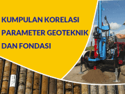 Kumpulan Korelasi Parameter Geoteknik dan Fondasi