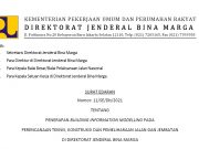 Surat Edaran Nomor 11/SE/Db/2021 Tentang Penerapan Building Information Modelling