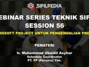 MICROSOFT PROJECT UNTUK PENGENDALIAN PROYEK