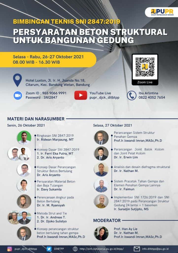 BIMTEK SNI 2847:2019 PERSYARATAN BETON STRUKTURAL UNTUK BANGUNAN GEDUNG ...