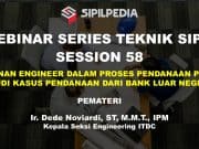 PERANAN ENGINEER DALAM PROSES PENDANAAN PROYEK (STUDI KASUS PENDANAAN DARI BANK LUAR NEGERI)