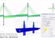 Modeling of Cable Stayed Bridge in SAP2000