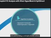 Implicit FE Analysis with Altair HyperMesh & OptiStruct
