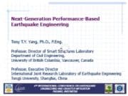 Next-Generation Performance-Based Earthquake Engineering