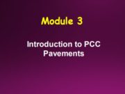 Introduction to PCC Pavements