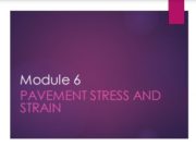 PAVEMENT STRESS AND STRAIN