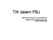 TIK dalam PBJ