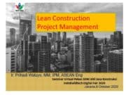 Lean Construction Project Management