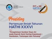 Pengelolaan Sumber Daya Air Pada Daerah Semi Kering Kepulauan: Hambatan, Tantangan dan Peluang