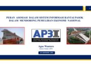 PERAN ASOSIASI DALAM SISTEM INFORMASI RANTAI PASOK DALAM MENDORONG PEMULIHAN EKONOMI NASIONAL