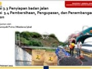 Penyiapan Badan Jalan dan Pengupasan