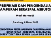 SPESIFIKASI DAN PENGENDALIAN CAMPURAN BERASPAL ASBUTON