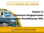 Pedoman Pengoperasian dan Pemeliharaan IPAL