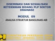 ANALISA STRUKTUR BANGUNAN AIR