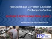 Program & Kegiatan Pembangunan Sanitasi (OUTLINE & PENYUSUNAN PROG. & KEG.)