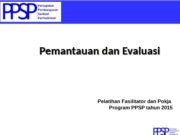 Pemantauan dan Evaluasi