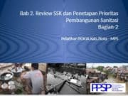 Review SSK dan Penetapan Prioritas Pembangunan Sanitasi Bagian-2