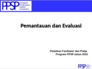 Pemantauan dan Evaluasi