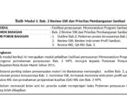 Sub Modul 3. Bab. 2 Review SSK dan Prioritas Pembangunan Sanitasi