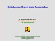 Kebijakan dan Strategi Sektor Persampahan