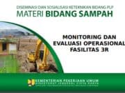 MONITORING DAN EVALUASI OPERASIONALFASILITAS 3R