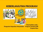 KEBERLANJUTAN PROGRAM SANIMAS