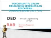 Detail Engineering Design dan Rencana Anggaran Biaya