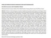 PENILAIAN RISIKO KEAMANAN BENDUNGAN METODE PROBABILISTIK