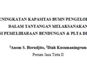 PENINGKATAN KAPASITAS BUMN PENGELOLA AIR DALAM TANTANGAN MELAKSANAKAN OPERASI PEMELIHARAAN BENDUNGAN & PLTA DI INDONESIA