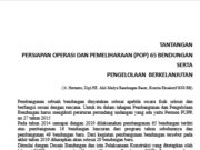 TANTANGAN PERSIAPAN OPERASI DAN PEMELIHARAAN (POP) 65 BENDUNGAN SERTA PENGELOLAAN BERKELANJUTAN