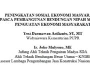 PENINGKATAN SOSIAL EKONOMI MASYARAKAT PASCA PEMBANGUNAN BENDUNGAN NIPAH MELALUI PENGUATAN EKONOMI MASYARAKAT