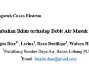 Dampak Perubahan Iklim terhadap Debit Air Masuk Waduk Saguling
