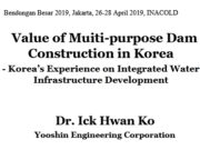 Value of Muiti-purpose Dam Construction in Korea_Korea’s Experience on Integrated Water Infrastructure Development