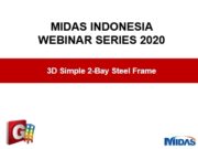 MIDAS INDONESIA WEBINAR SERIES 2020_3D Simple 2-Bay Steel Frame