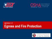 Egress and Fire Protection