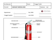 CHECKLIST INSPEKSI APAR