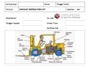 CHECKLIST INSPEKSI FORK LIFT