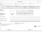 FORM WEEKLY HSE REPORT