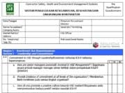 SISTEM PENGELOLAAN KESELAMATAN, KESEHATAN DAN LINGKUNGAN KONTRAKTOR