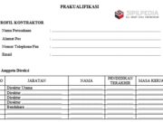 Form Prakualifikasi