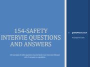 SAFETY INTERVIE QUESTIONS AND ANSWERS