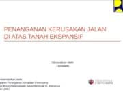 PENANGANAN KERUSAKAN JALAN DI ATAS TANAH EKSPANSIF
