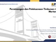 Perancangan dan Pelaksanaan Timbunan ringan Mortar Busa