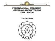 PERENCANAAN STRUKTUR GEDUNG DUA LANTAI
