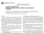 ASTM_Standard Test Method for Bearing Capacity of Soil for Static Load and Spread Footings