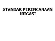 Standard Perencanaan Irigasi_Persyaratan Teknis Bagian Pemetaan Topograpi